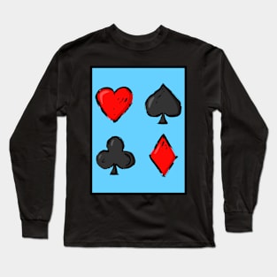 Lucky Playing Card Long Sleeve T-Shirt